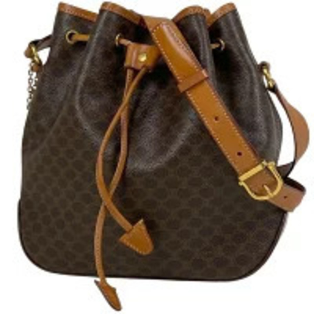 Celine Macadam shoulder bag drawstring cross Body Belt Bum Crossbody canvas - Picture 1 of 6